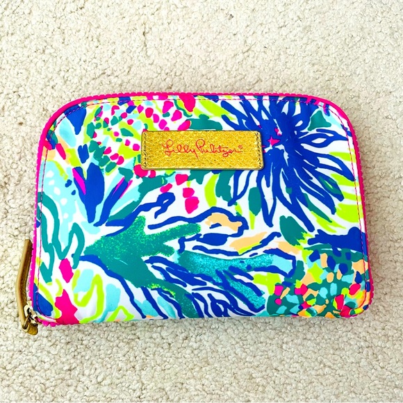 Lilly Pulitzer Draw String foldable bag - Picture 6 of 7